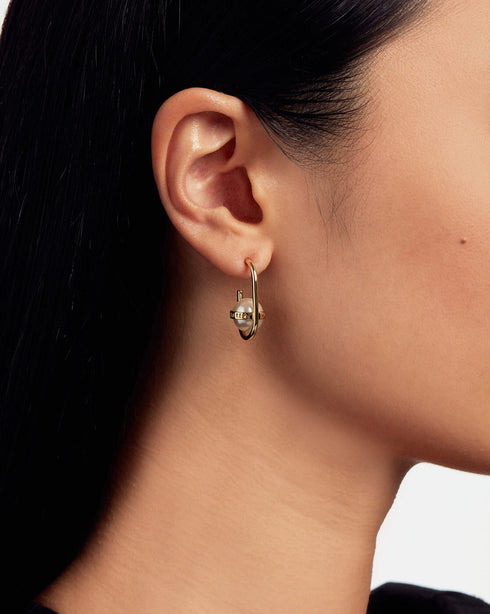 PERITTA-Jewellery-Statement Pearl Hoop Earrings- Ted Baker Romania