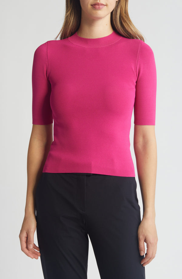 MARLLAY-Knitwear-Fitted Knit Top- Ted Baker Romania