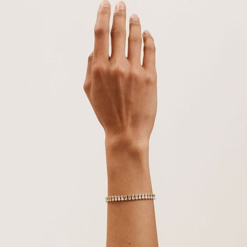 ISABELA-Jewellery-Crystal Baguette Adjustable Bracelet- Ted Baker Romania