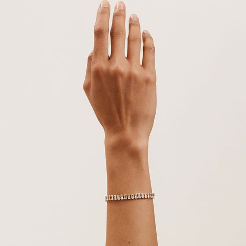 ISABELA-Jewellery-Crystal Baguette Adjustable Bracelet- Ted Baker Romania