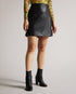 VALIAT-Skirts-A-Line Leather Mini Skirt- Ted Baker Romania