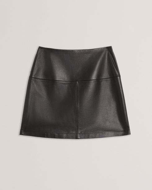 VALIAT-Skirts-A-Line Leather Mini Skirt- Ted Baker Romania