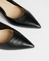 SAVANAL-Shoes-Leather 70mm Block Heel Court Shoe- Ted Baker Romania