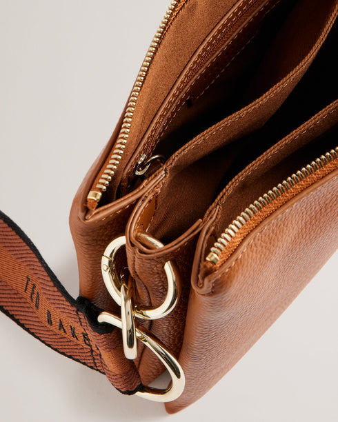 DARCEYY-Bags-Branded Webbing Leather Cros- Ted Baker Romania