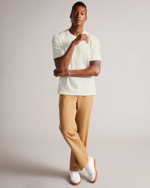 KINGSRD-Tops-It's time to get on top of your game. KINGSRD keeps it simple with a crew neck, cotton blend and short sleeves. A modern upgrade of a classic style, this tee goes with anything. Wear to the office, for a walk in the park or down to the pub. It's as versatile as it is comfortable and effortless. By choosing Ted Baker cotton products, you're supporting our investment in the Better Cotton Initiative's mission. This product is sourced via a system of mass balance and therefore may not contain Bette