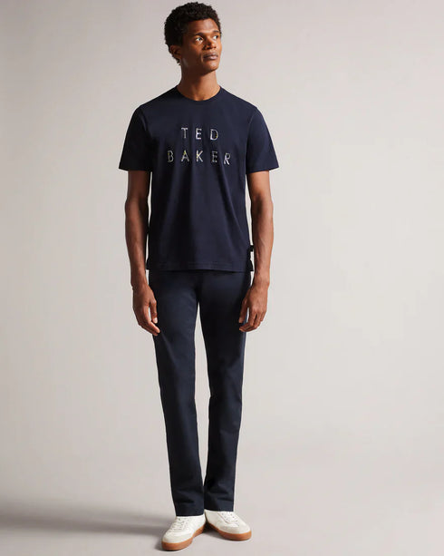 TREWS-Tops-SS Regular Embroidered T Shirt- Ted Baker Romania