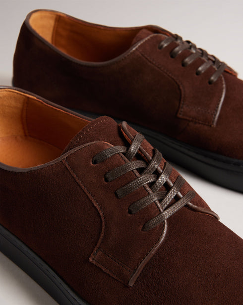 KANTENS-Shoes-Get a style boost that's as fresh and modern as ever with our KANTENS hybrid trainers. With their low profile style, rubber soles, and cool suede leather uppers, these shoes work well for both casual and formal occasions.By purchasing this product, you are supporting responsible leather manufacturing through the Leather Working Group. Hybrid shoes Suede leather Low top Lace up Rubber sole Comes in Ted Baker branded packaging- Ted Baker Romania