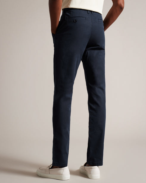 RYCE-Trousers-Slim Fit Textured Chino- Ted Baker Romania