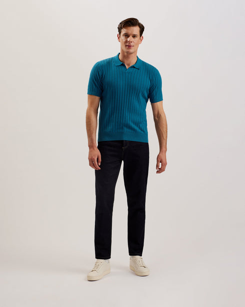 BOTANY-Knitwear-SS Regular Open Collar Polo- Ted Baker Romania