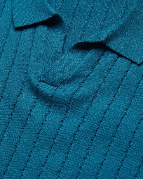 BOTANY-Knitwear-SS Regular Open Collar Polo- Ted Baker Romania