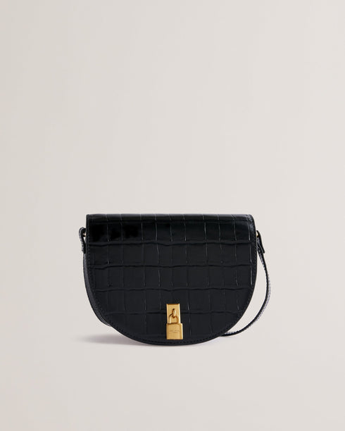 SOHHO-Bags-Padlock Detail Saddle Bag- Ted Baker Romania
