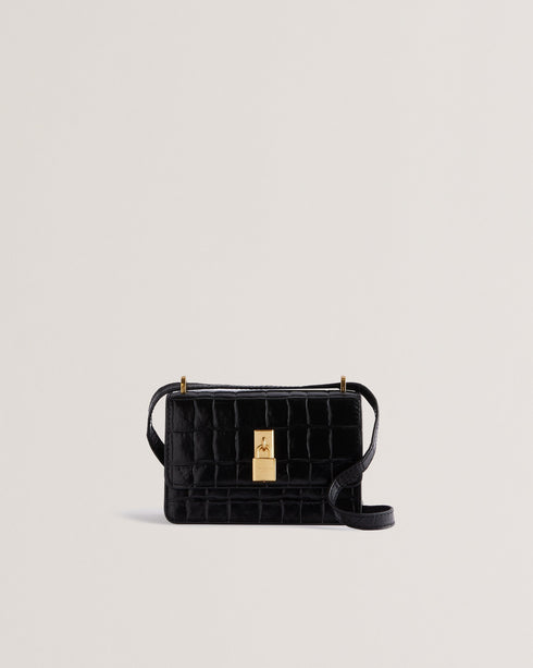 SSLOANE-Bags-Padlock Detail Mini Shoulder Bag- Ted Baker Romania