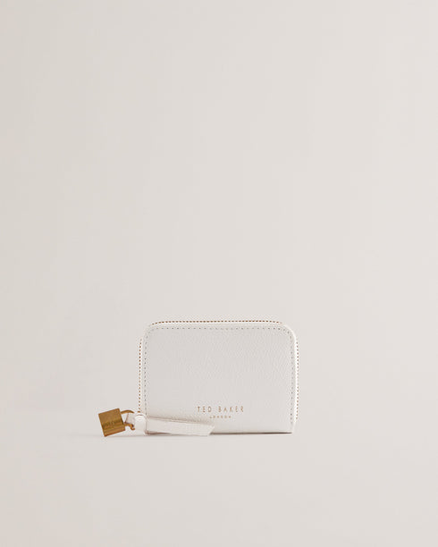 WESMIN-Small goods-Padlock Detail Small Leather Purse- Ted Baker Romania