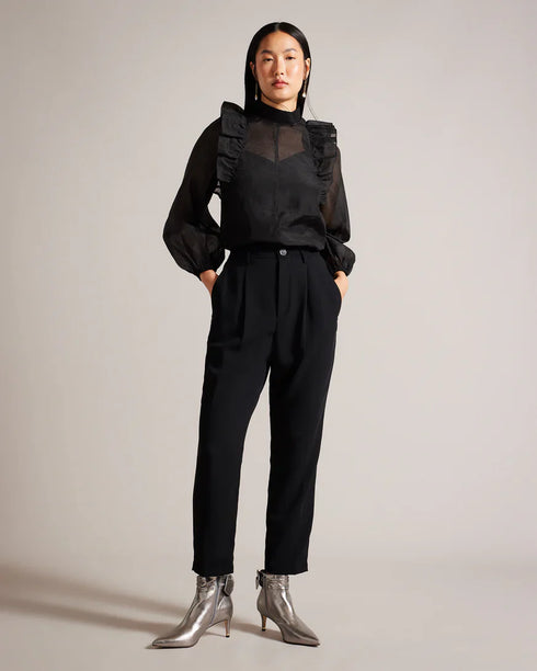 YONA-Boots-Suede Bow Detail Ankle Boot- Ted Baker Romania