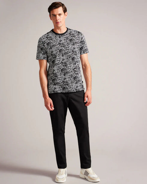TENANT-Tops-SS All-Over Printed Paisley T-Shirt- Ted Baker Romania