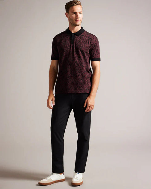 EALIS-Tops-SS Regular Jacquard Polo- Ted Baker Romania