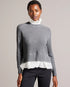 HOLINA-Knitwear-Knit Sweater With Mockable Shirt- Ted Baker Romania