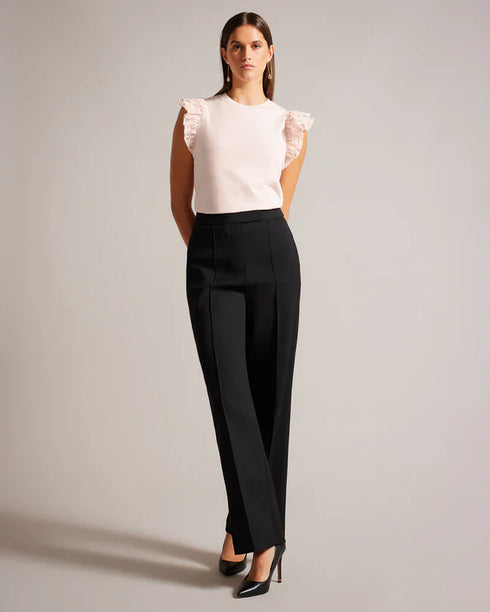 BOBYANN-Tops-Top With Frill Sleeve- Ted Baker Romania