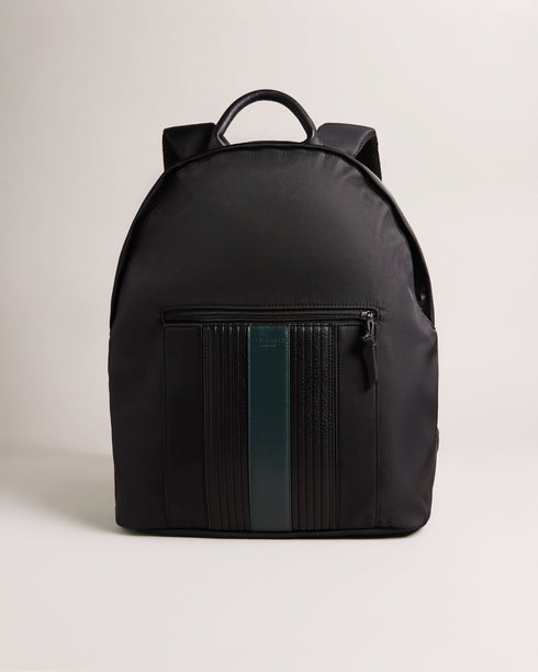 RUCKEN-Bags-Core Twill PU Striped Backpack- Ted Baker Romania