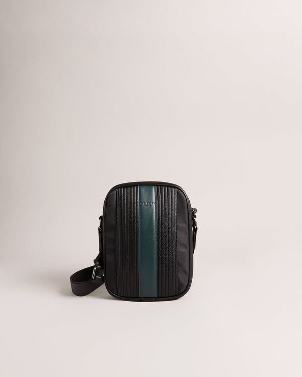 ROCKIE-Bags-Core Twill PU Striped Larger Flight Bag- Ted Baker Romania