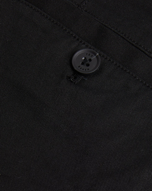 HAYBRN-Trousers-Regular Fit Textured Chino Tr- Ted Baker Romania