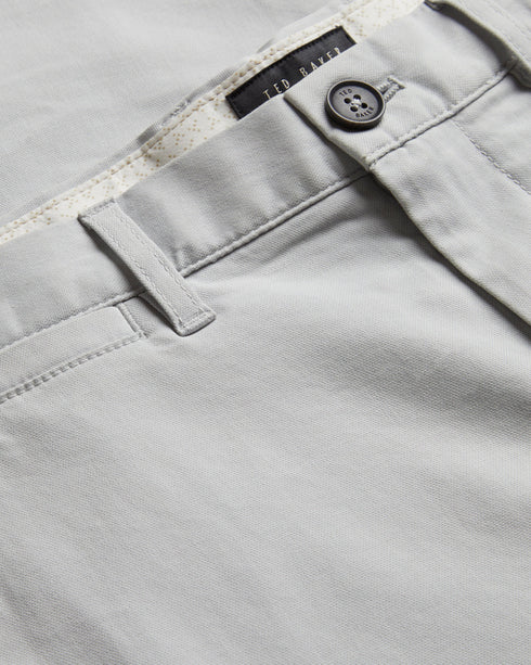 HAYBRN-Trousers-Regular Fit Textured Chino Tr- Ted Baker Romania