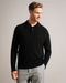 KAROLT-Knitwear-Ls Cashmere Cable Textured T Polo- Ted Baker Romania