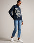 ALYANNN-Knitwear-Branded Jacquard Knitted Jumper- Ted Baker Romania