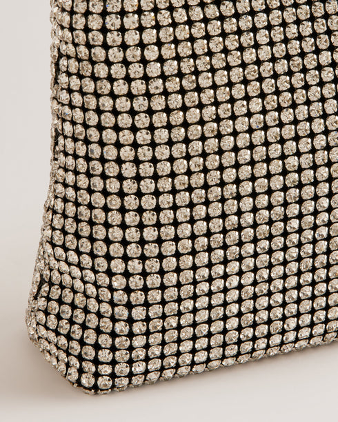 GLITTAR-Bags-It's all in the details: Shoulder bag All-over crystal embellishment Single top handle Removable chain shoulder strap Zip fastening Cotton lining Handle drop: 14cm Dimensions: 14cm x 24cm x 6cm- Ted Baker Romania