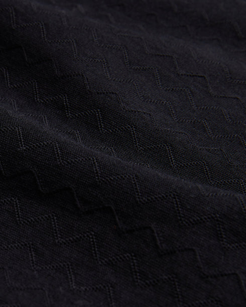 ARNIVAL-Tops-SS Regular Textured Zip Polo- Ted Baker Romania