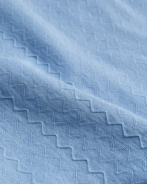 ARNIVAL-Tops-SS Regular Textured Zip Polo- Ted Baker Romania