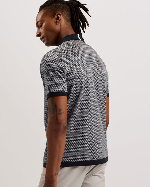 ACTOS-Tops-Ls Branded Half-Zip- Ted Baker Romania