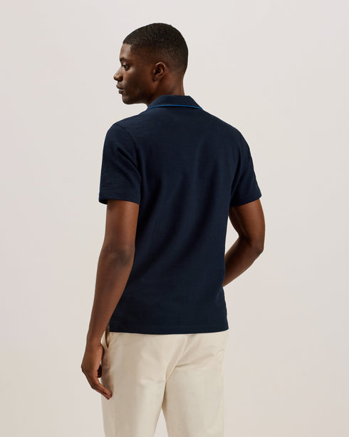 PAISEL-Tops-SS Regular Open Collar Polo- Ted Baker Romania