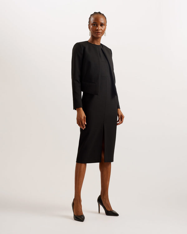 MANABUJ-Tailoring-Cropped Tailored Jacket- Ted Baker Romania