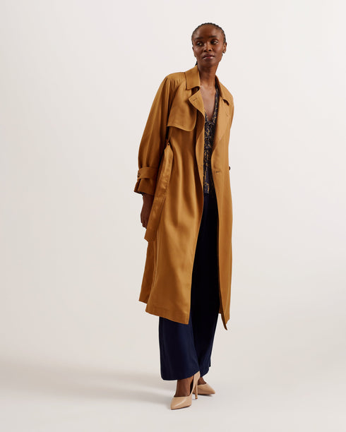 BIFERNO-Outerwear-Look timeless in the BIFERNO. This classic trench coat is perfect for any occasion. Trench coat Midi length Classic collar Belted waist Single breasted buttons Long sleeved- Ted Baker Romania