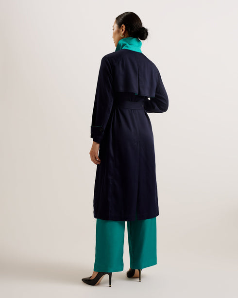 BIFERNO-Outerwear-Look timeless in the BIFERNO. This classic trench coat is perfect for any occasion. Trench coat Midi length Classic collar Belted waist Single breasted buttons Long sleeved- Ted Baker Romania