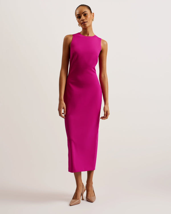 ESTHAA-Dresses-Scuba Bodycon Dress- Ted Baker Romania
