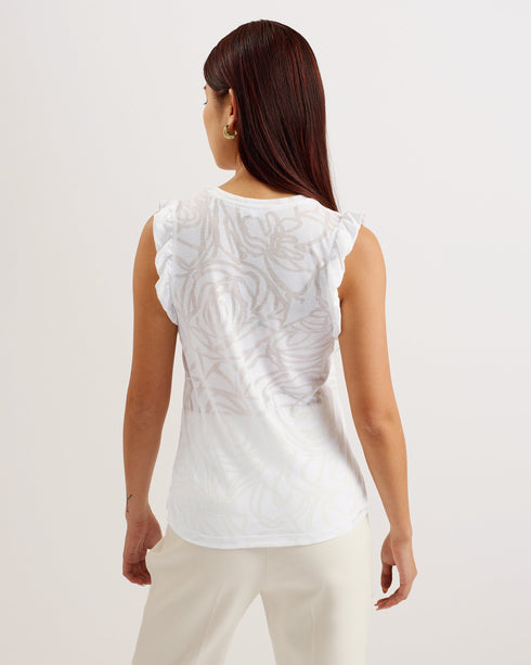 IILAA-Tops-Frill Sleeve Top- Ted Baker Romania