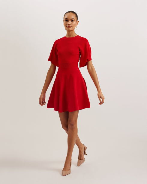 CORINO-Dresses-Mockable Pleated Dress- Ted Baker Romania