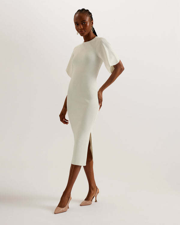 KUMIKO-Dresses-V Neck Printed Tie Front Mini Dress- Ted Baker Romania
