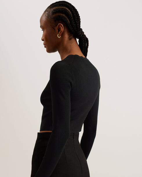 SLANNO-Dresses-Asymmetric Sleeveless Midi Dress- Ted Baker Romania