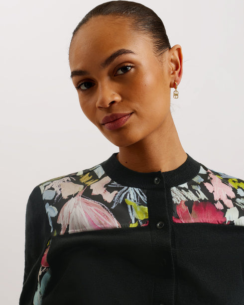 SAYLAA-Dresses-Rib Detail Skater Dress- Ted Baker Romania