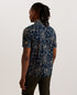 CAVU-Shirts-Bring the fun back to your wardrobe with CAVU. The abstract floral print makes this shirt an easy way to breathe new life into your trusty denim or simple trousers. Made from a woven cotton and complete with short sleeves, it will keep you comfortable when dressing smarter in the summer months. Short sleeve shirt Abstract floral print 100% cotton Woven texture Classic collar Button fastenings with T shape thread Relaxed fit Ty is 6'1" / 1.86m and wears Navy in a Ted size 3- Ted Baker Romania