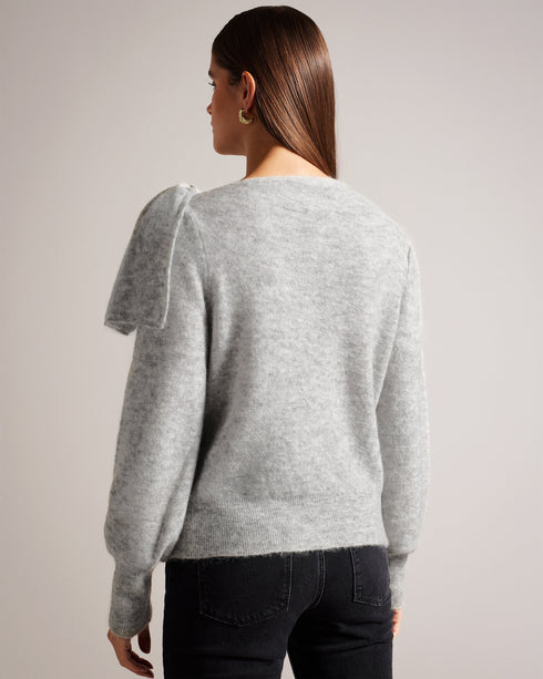 LARBOW-Knitwear-Statement Bow Sweater- Ted Baker Romania