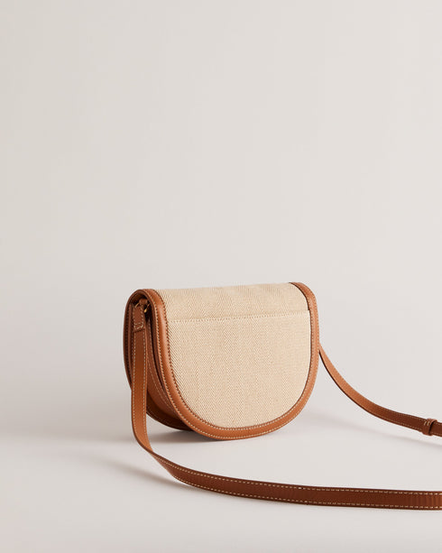 REGEENT-Bags-Padlock Canvas Saddle Bag- Ted Baker Romania