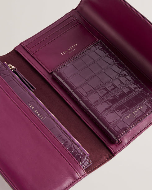 ABBIISS-Gifts-Croc Effect Travel Wallet- Ted Baker Romania
