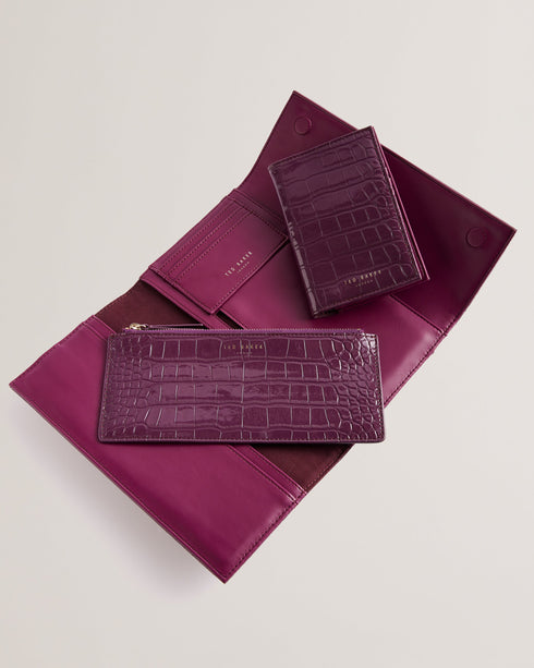 ABBIISS-Gifts-Croc Effect Travel Wallet- Ted Baker Romania