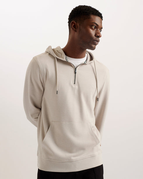 CAPROE-Tops-LS Quarter Zip Hoodie- Ted Baker Romania