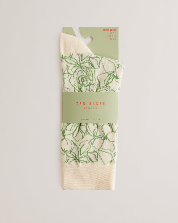 SOKKTWL-Socks-Floral Pattern Sock- Ted Baker Romania