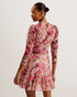 MILDRD-Dresses-Mesh Mini Dress With Shoulder Gathers- Ted Baker Romania
